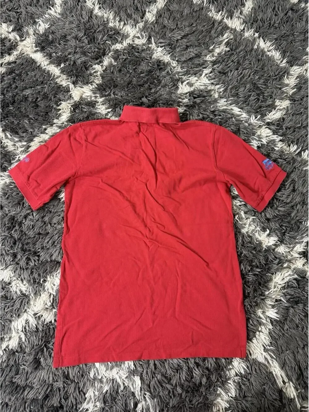 Vintage 90s Polo Ralph Lauren Golf Shirt Men’s Medium Red Single Stitch USA Made